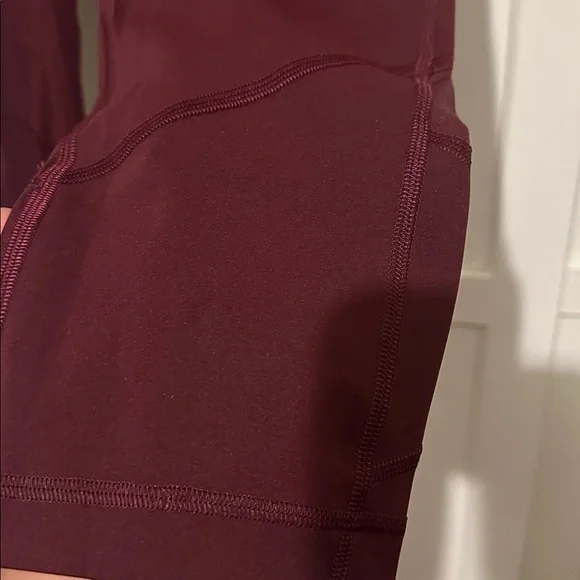 lululemon athletica Burgundy Leggings - Picture 2 of 9